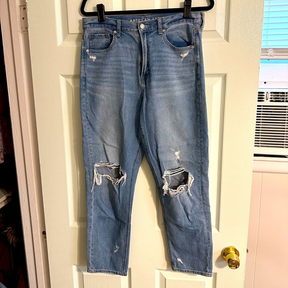 American Eagle Distressed Mom Jean - Size 10